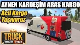 ARAS KARGO İLE JET TAŞMACILIK YAPIYORUZ TRUCK SİMİLETÜR ULTİMATE [upl. by Eniamrehc]