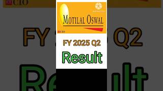 Motilal Oswal Share Result  Motilal Oswal Share News motilaloswal trading stockmarket [upl. by Nerta900]