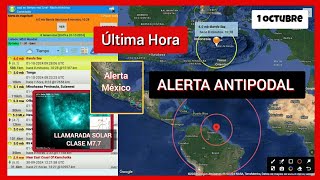 ultimahora NUEVA ALERTA ANTIPODAL 🔥 LLAMARADA CLASE M77 [upl. by Notlrak]