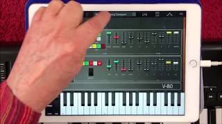 Syntronik  Lets Play The V80CS80 Instrument  iPad Demo [upl. by Alram]