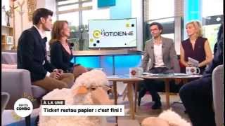 Présentation de la carte Apetiz  La Quotidienne sur France 5 [upl. by Tenaej]