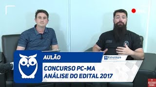 Concurso PCMA  Análise do Edital 2017 [upl. by Latashia]