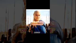 DRACARYS🔥🔥 DAENERYS TARGARYEN GAME OF THRONES🎬 [upl. by Sixla]