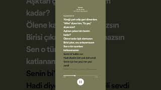 Serdar Ortaç  Dansöz Ölene Kadar Aşık Olamazsın kesfet lyrics speedup [upl. by Sirad]