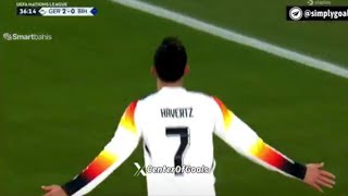 Kai Havertz Goal Germany Vs Bosnia amp Herzegovina 30 All Goals Analysis amp Highlights [upl. by Oiromed]