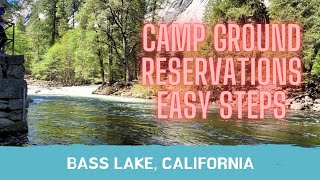 Where to Camp at Bass Lake Ca RESERVE NOW Yosemite National Park Gateway [upl. by Yekram224]