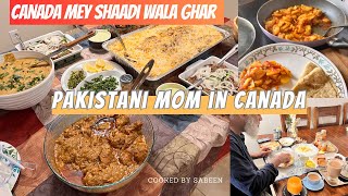 Kiski Dholki Hy🪘Pakistani Mom Life in CanadaMorning Routine amp Dawat VlogCooked by Sabeen [upl. by Ydna]