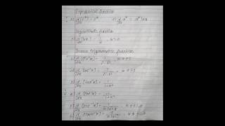 quotMastering Derivatives Essential Formulas for Calculus Beginnersquotmaths derivatives formula [upl. by Linehan715]