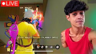 🔥AO VIVO  SEM BRAÇO DO FREE FIRE🔥 sembraçoff freefire freefiremax shortsvideo shorts aovivo [upl. by Adnomar333]