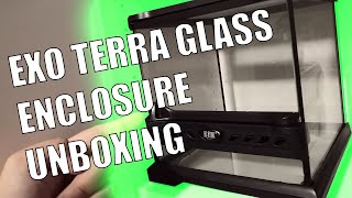 Unboxing EXO TERRA nano glass terrarium 20x20x20 [upl. by Parcel]