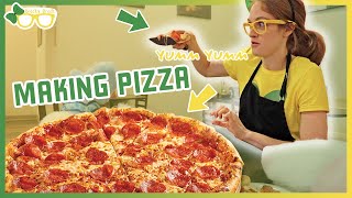 Brecky Breck Makes a Pizza  Videos for Kids [upl. by Blackstock]