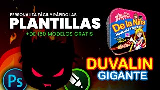 Descarga GRATIS 140 plantillas Duvalin Gigante y aprende a personalizarlas [upl. by Aivartal]