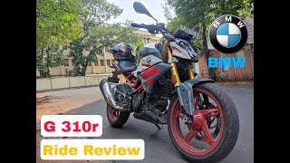 BMW G310R Ride review  In depth review [upl. by Ashbey]