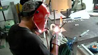 PM Welding  Saldatura TIGMIG su acciaio inox e alluminio con posizionatore e a banco [upl. by Hildy]