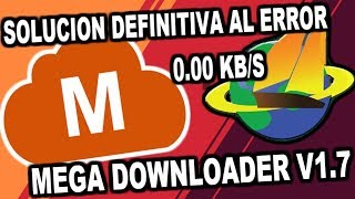 Solucion Al Error De MegaDownloader  UltraSurf  TecnoGames 2017 [upl. by Ylrrad523]