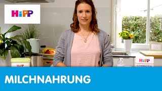 Milchnahrung Die richtige FläschchenZubereitung [upl. by Reaht]