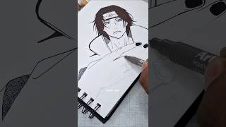 Itachi uchiha outline ruffart drawing trending sorts [upl. by Lemmor]