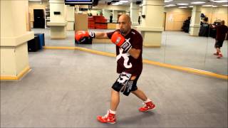 Boxing  Throwing Multiple Left Hooks Moving Forward [upl. by Arotal]