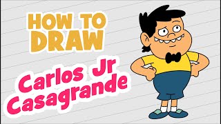 How to draw Carlos Casagrande Jr CJ  Как нарисовать Карлоса Касагранде младшего [upl. by Acirahs]