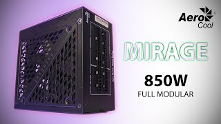 Tu PSU también quiere destacar  Aerocool Mirage 850W Modular [upl. by Noillid]