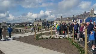 Lossiemouth East Beach bridge opening May 31 2022 [upl. by Encratis853]