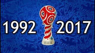 TODAS LAS FINALES DE LA COPA CONFEDERACIONES 19922017 [upl. by Lainey]