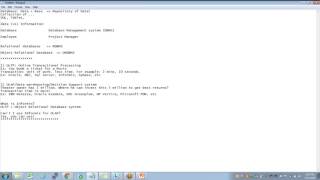 0 IBM Informix 121 Demo [upl. by Nirehs]