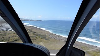 AIRBUS HELICOPTER H130 STARTUP amp TAKEOFF on Board  Corail Reunion island [upl. by Eiuqram804]