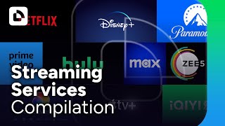 Streaming Services Originals  LogoIdent Compilation 2023 [upl. by Acirred]