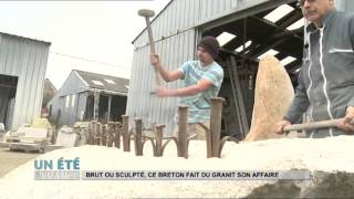 MADE IN FRANCE  Brut ou sculpté ce breton fait du granit son affaire [upl. by Riordan383]