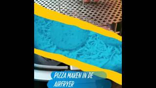 Pizza bakken in de airfryer [upl. by Gudrin781]