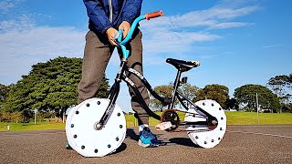 Does a Bike with Paper Wheels Work [upl. by Atwood]