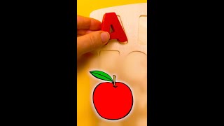 A  apple 🍎 Learning English Alphabet [upl. by Ehrenberg]