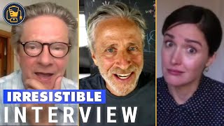 Irresistible Interviews  Rose Byrne Mackenzie Davis Chris Cooper and Jon Stewart [upl. by Meter]