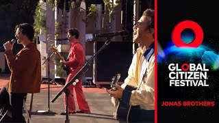 Jonas Brothers Perform What a Man Gotta Do  Global Citizen Festival NYC [upl. by Annovaj432]