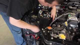 Morimoto HID wiring harness locations amp Installation FRS Winjet Headlights [upl. by Yelats]