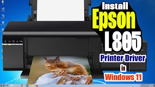 How to Download amp Install Epson L805 Printer Driver in Windows 7 PC or Laptop [upl. by Sandro]