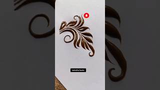 Very simple and easy mehndi tattoo for biggners ❤️henna designshortsvideoshortvideoviral [upl. by Inalaehak]