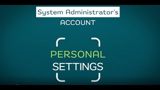 Classera EN admin Personal Settings [upl. by Eniamirt291]