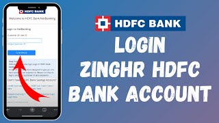 How to Login to ZingHR HDFC Bank Account 2024  Sign In to ZingHR HDFC Bank Account [upl. by Dnalevelc]