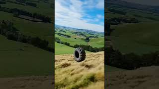 2Tires vs Mountain automobile crash adventure trendingshorts [upl. by Theodora]