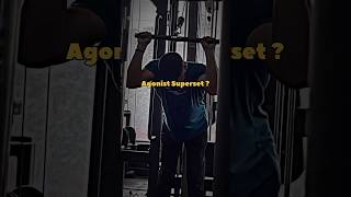 Agonist Superset… 🐅 youtubeshorts motivation aesthetic bodybuilding [upl. by Zeculon]