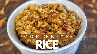 The BEST Way To Make Rice  Stick Of Butter Rice [upl. by Yelyah]