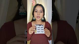 Here is Simple Tips to wear Lashes 😱✨️yo beauty makeup [upl. by Franni788]