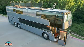 DIY Double Decker Bus tiny house conversion  Family of 8 [upl. by Carboni]