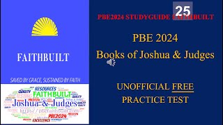 PBE2024 Joshua amp Judges Unofficial Practice Test [upl. by Naj]