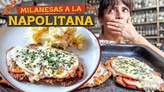 Cómo lograr la auténtica MILANESA NAPOLITANA de bodegón con puré 🇦🇷  Recetas de Bodegón 02 [upl. by Philly]