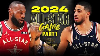 NBA 2024 AllStar Game Full Highlights  East vs West  Part1  FreeDawkins [upl. by Avan944]