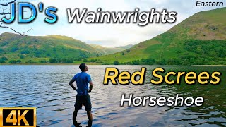 High Hartsop Dodd  Little Hart Crag  Red Screes  Middle Dodd  The JD Way  4K [upl. by Neemsaj]