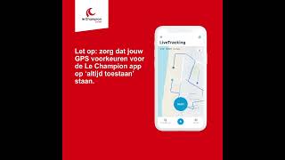 Le Champion app  Activeren LiveTracking [upl. by Enilasor]